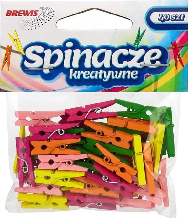 Astra Miniclips farverige 2,5 cm 40 stk Brewis