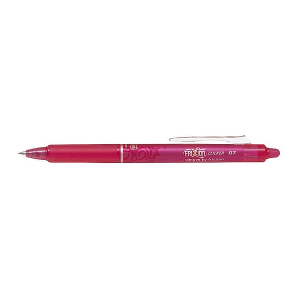 Kulspetspenna. Pilot Frixion clicker rosa p12 pris för 1 styck