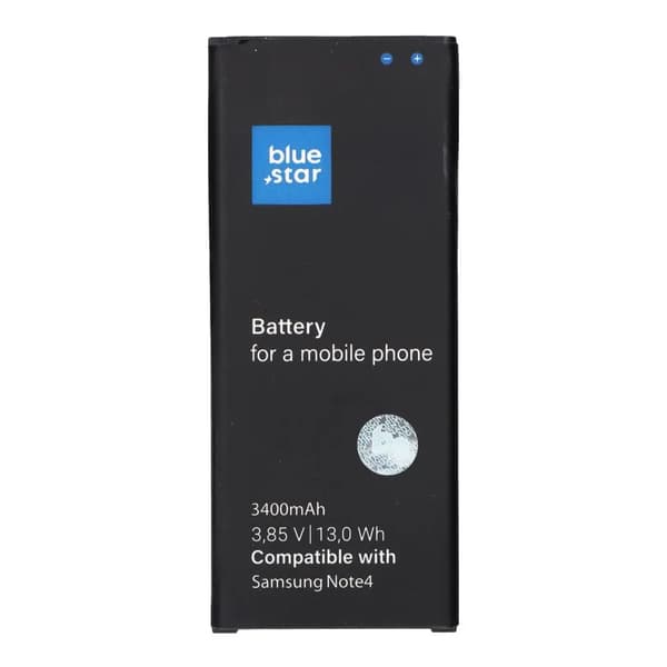 BLUE STAR PREMIUM batteri til SAMSUNG Galaxy Note 4 N910 3400 mAh