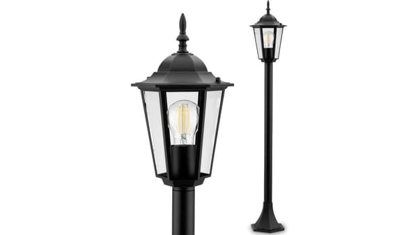Ulkopuutarhavalaisin E27 CHUNKY LANTERN 1m Musta BELLIS LUMILED