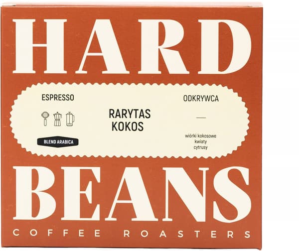 Hard Beans Rarytas Coconut Espresso hela kaffebönor 250g