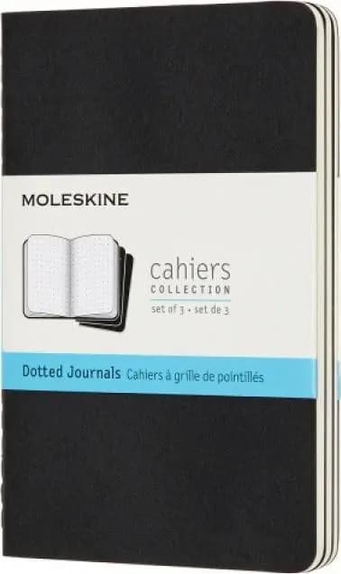 Notesbog 9x14 prik 32K (3 stk) MOLESKINE