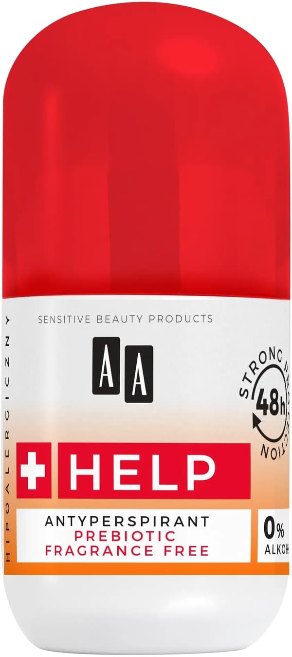 AA HELP Deodorantti antiperspirantti roll-on Prebiootti 50ml