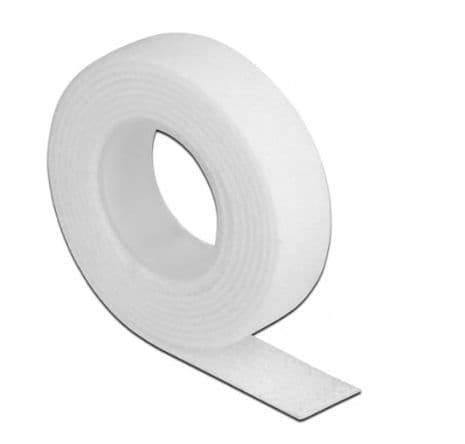 ProXtend Velcrobåndsrulle 10m x 15mm Hvid