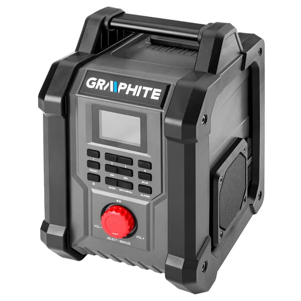 Graphite Energy+ 18V batteri byggnadsradio utan batteri