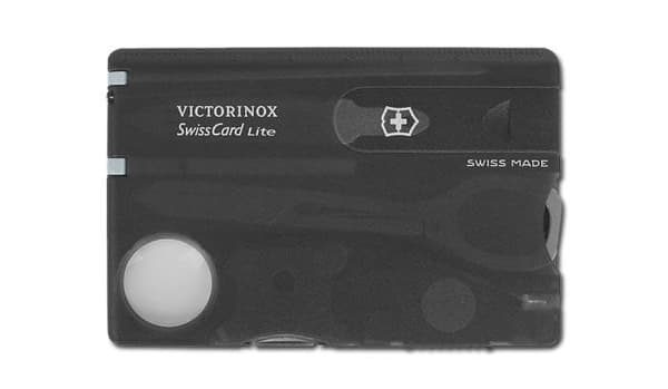 Victorinox SWISSCARD LITE sort transparent