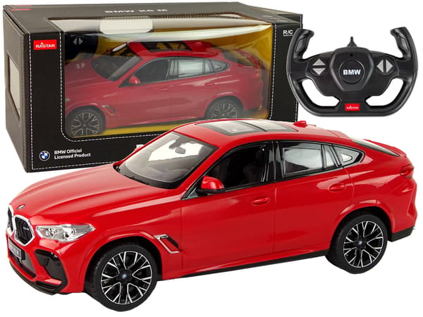 Auto R/C Bmw X6 M 1:14 punainen