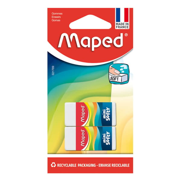 Viskelæder Softy Mini 2 stk blst MAPED