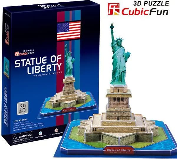 Cubicfun PUZZLE 3D FRIHEDSSTATUEN - C080H
