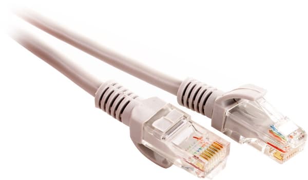 Patchkabel kat.5e UTP 10m grå GF-PC5EUTP-10G