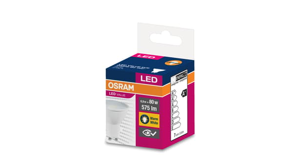 Osram LED 6.9W GU10 575lm 2700K