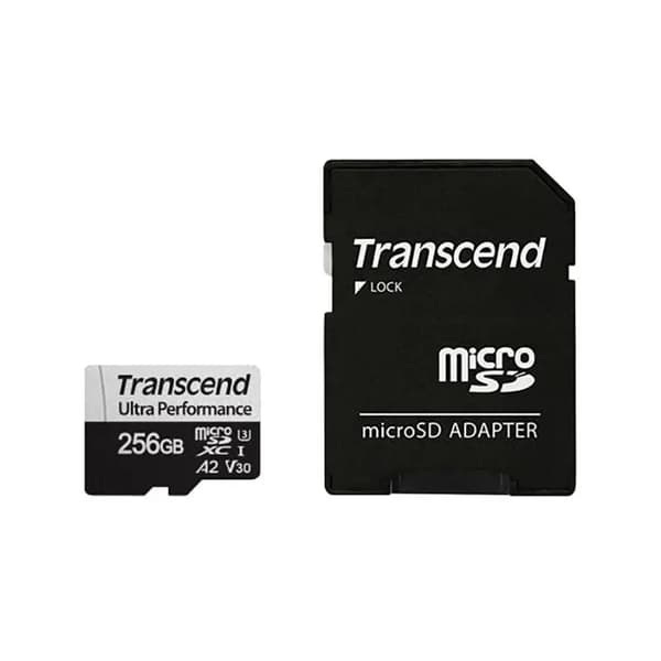 Transcend microSDXC 340S 256GB Klass 10 UHS-I U3 A2