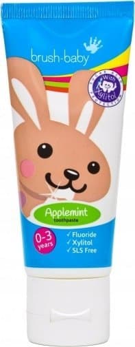 BRUSH Baby_tandkräm för barn 0-3 år Äppelmynta 50ml