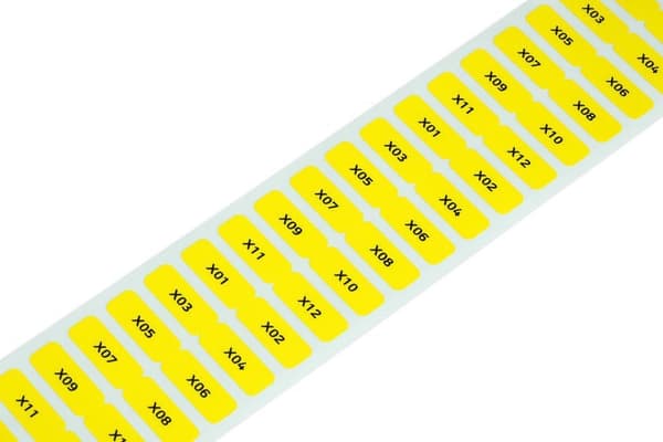 Polyesteritarra 15x9mm Keltainen 210-806/000-002