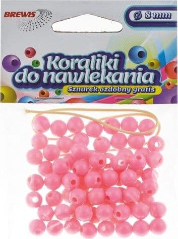 Rosettpärlor + snöre 8mm 16g