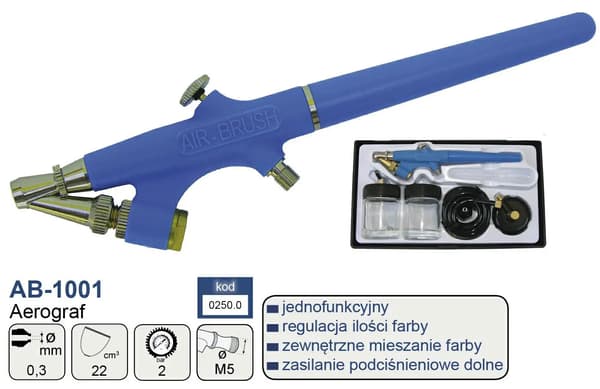 ADLER AIRBRUSH 0.3mm AB-1001