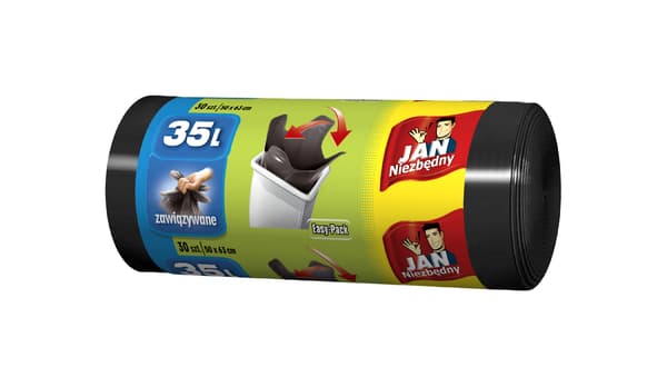 Jan Necessary Roskapussit HD Musta 35L