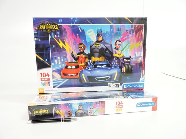 Puslespil 104 Maxi Super Color Batwheels