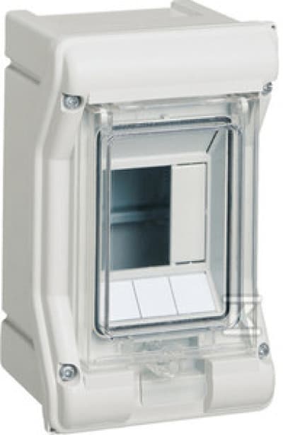 1x3 pinta-asennettava moduulikytkinlaite IP65 Vector VE103SN