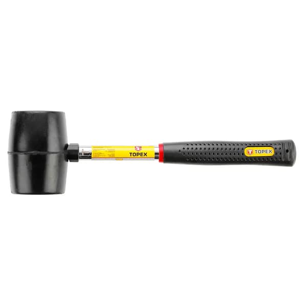 Topex Mlotek Gummi Stålhammare 450g 325mm (02A305)