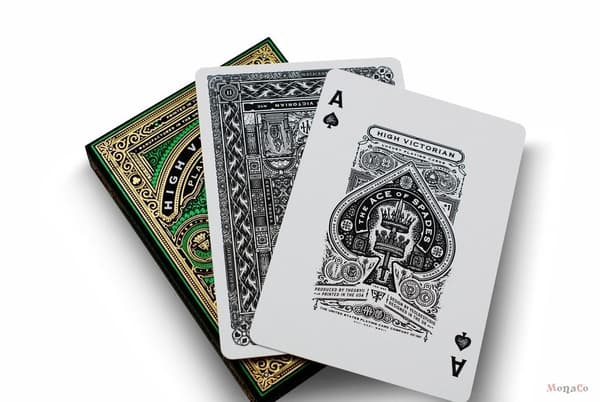 Theory High Victorian vihreä pokerikorttipakka