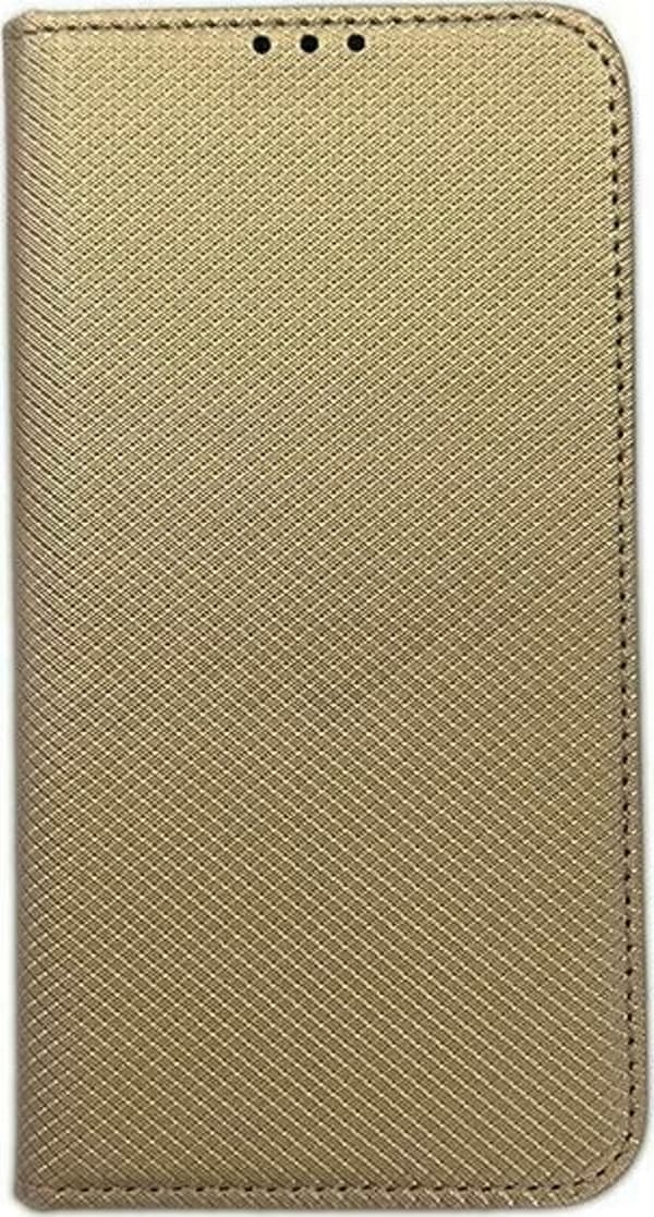 Smart Magnet bokfodral iPhone 15 Pro Max 6.7\" guld/guld