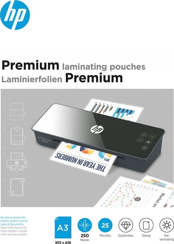 HP Premium laminointitaskut A3 250 mikronia