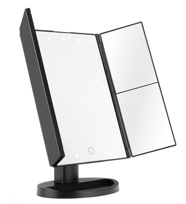 Meikkipeili Humanas HS-ML04 LED-valaistuksella - musta