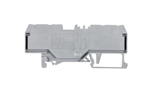 4-johtiminen kiskoliitin 2,5mm2 harmaa 280-833