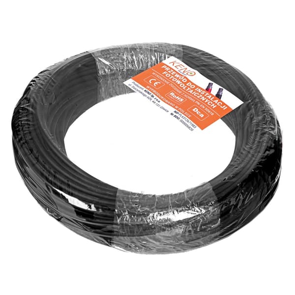 Keno-kabel 4mm2 svart förpackning 50m (CABEL-4MM-BLACK-50M)