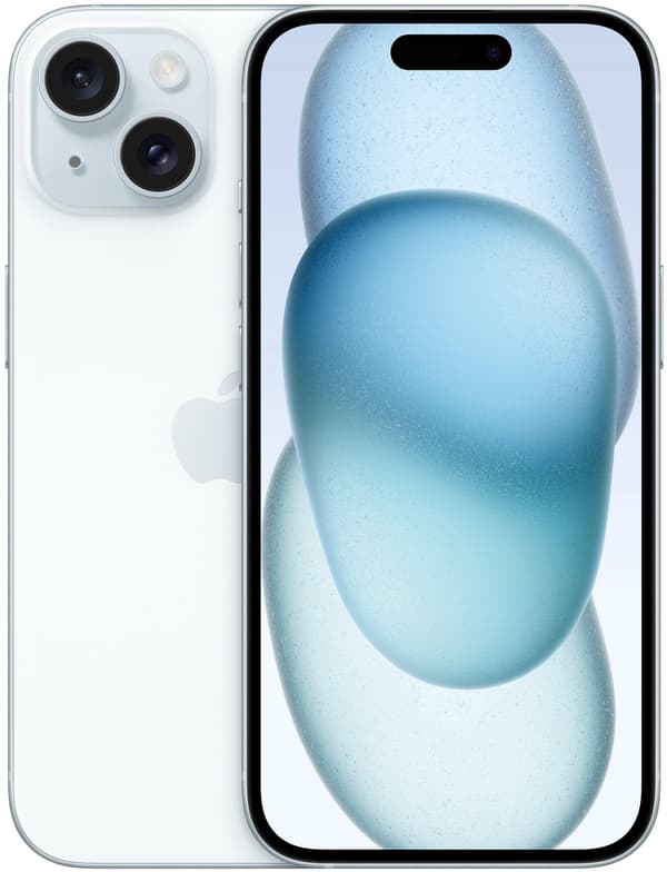 Smartphone APPLE iPhone 15 128GB Blå MTP43PX/A