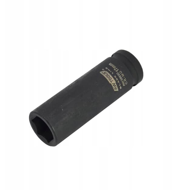 AWTOOLS HEX IMPACT TOP 1/2\" LANG 17mm SORT LINJE