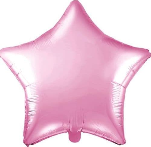 Party Deco Folieballon Stjerne, lyserød, 48cm universal