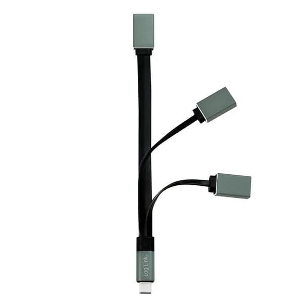 LogiLink USB-C hub, 3-Port - hub - 3 porte
