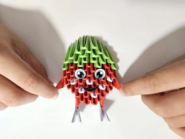Origami 3D - Mansikka ALEX