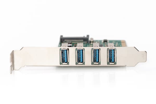 DIGITUS PCIe-kort DS-30221-1 - 4x USB 3.0 - 5 GB/s