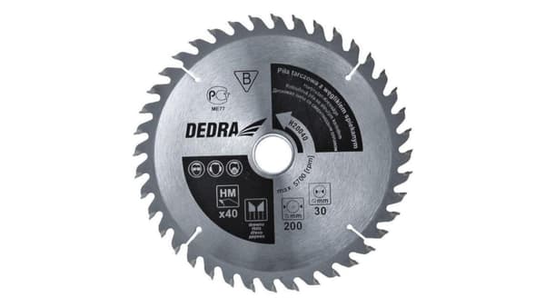 Dedra Pyörösaha 180x20mm 24z. kovametallilla (H18024)