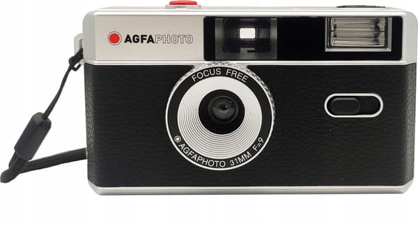 Agfaphoto Genanvendeligt fotokamera 35 mm sort