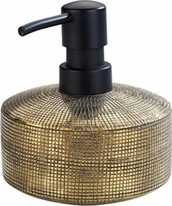 Wenko Sæbedispenser Flydende Sæbedispenser RIVARA, Guld, WENKO