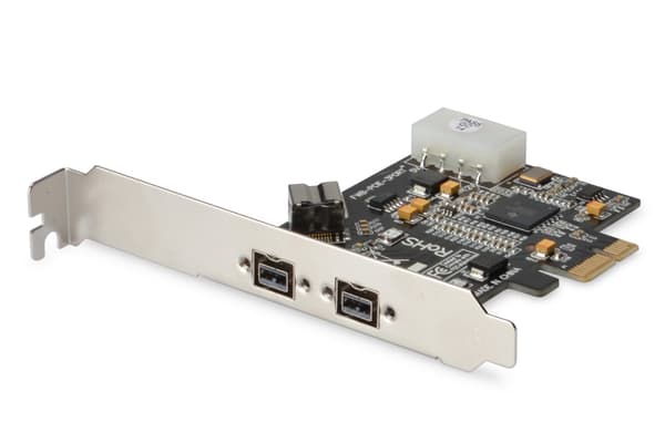 DIGITUS DS-30203-2 - FireWire-sovitin - PCI Express x1 - 3 porttia