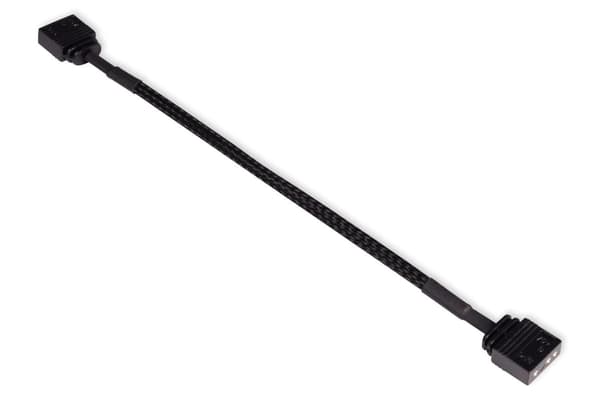 Prelocking Alphacool ARGB 3-pin till 3-pin, med hölje - 15cm