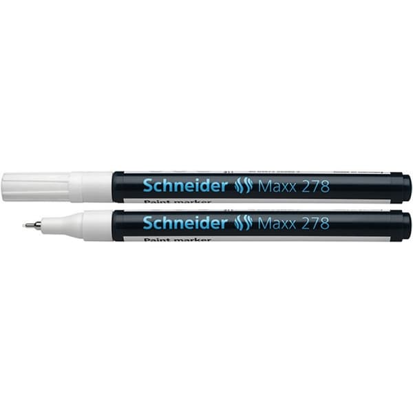 Schneider Oliemarkør Maxx 278, Hvid