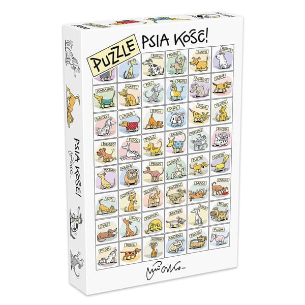 Puslespil 1000 stk. Hundeværd!