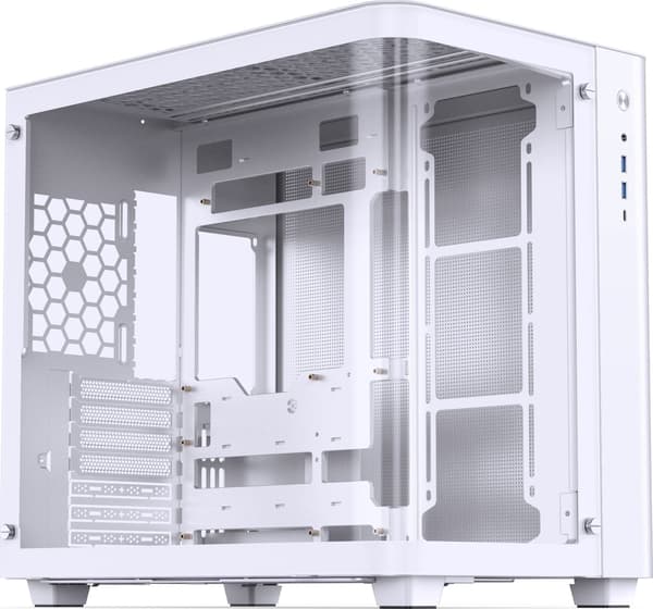 Jonsbo TK-3 - ATX-kabinet, hvid