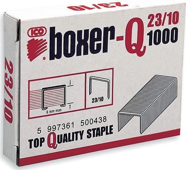 ICO Boxer Niitit 23/10 sähkösinkitty 1000 kappaletta