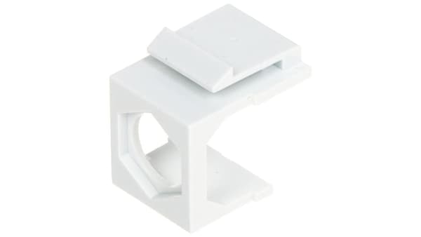 Keystone monteringsadapter til F-stik, hvid ALANTEC