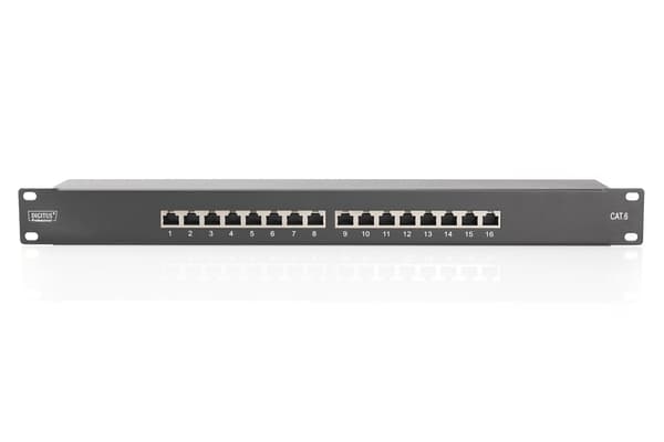 DIGITUS Patch Panel DN-91616S-B - 1U - 19\"