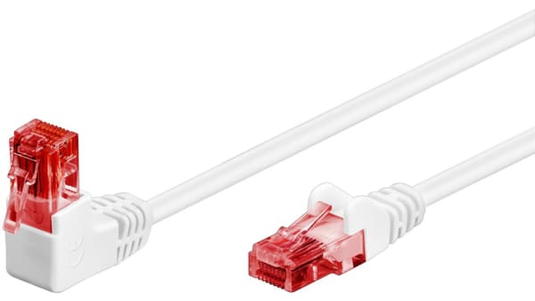 Goobay GOOBAY Patchkabel U/UTP Kat. 6 Lige/Kat. 90 Hvid 0,5m