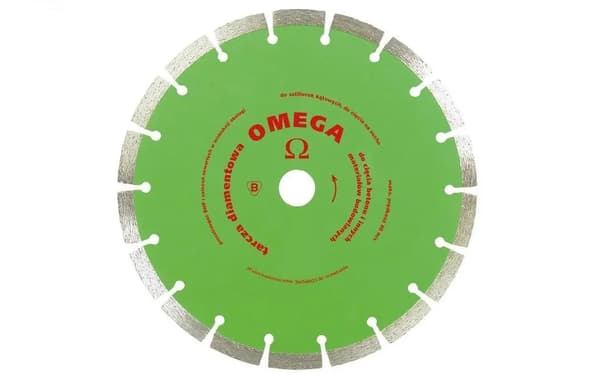 DIAMANTKLINGE 125x22.2mm SEGMENTERET STANDARD OMEGA IN CORPORE