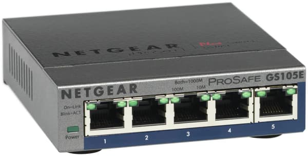 Netgear 5P Switch 10/100/1000 GS 105E EU